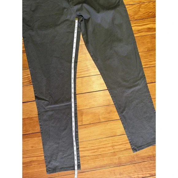 Vuori Collins Chino Stretch Twill Pants Men's 34 Green V433 Casual - Picture 8 of 14